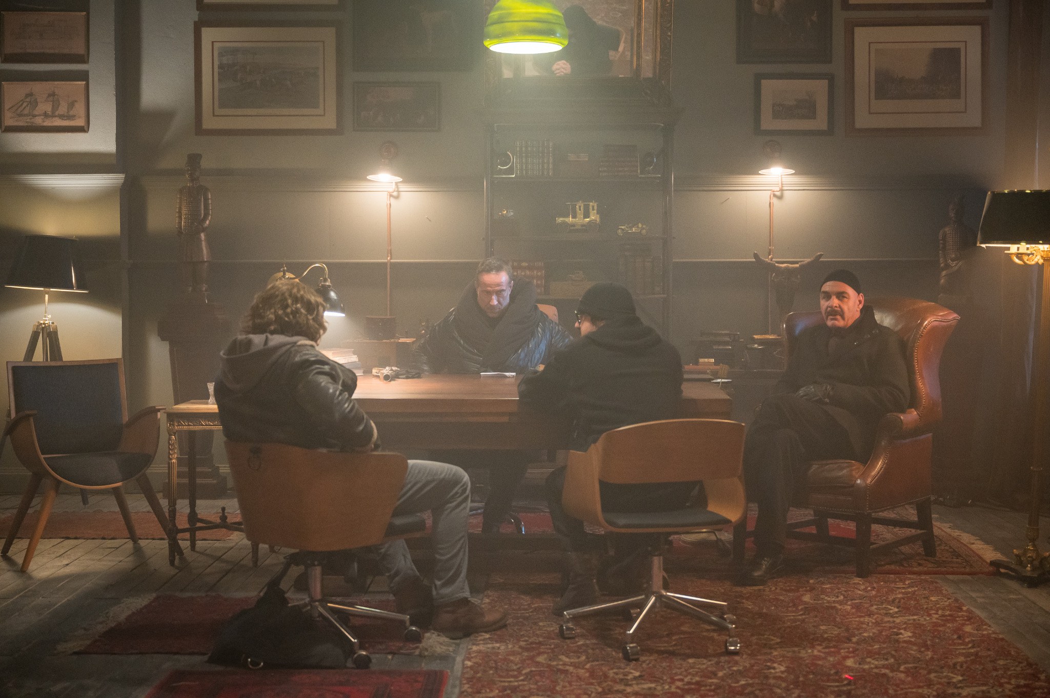 Behind-the-scenes photograph from the production of April X.