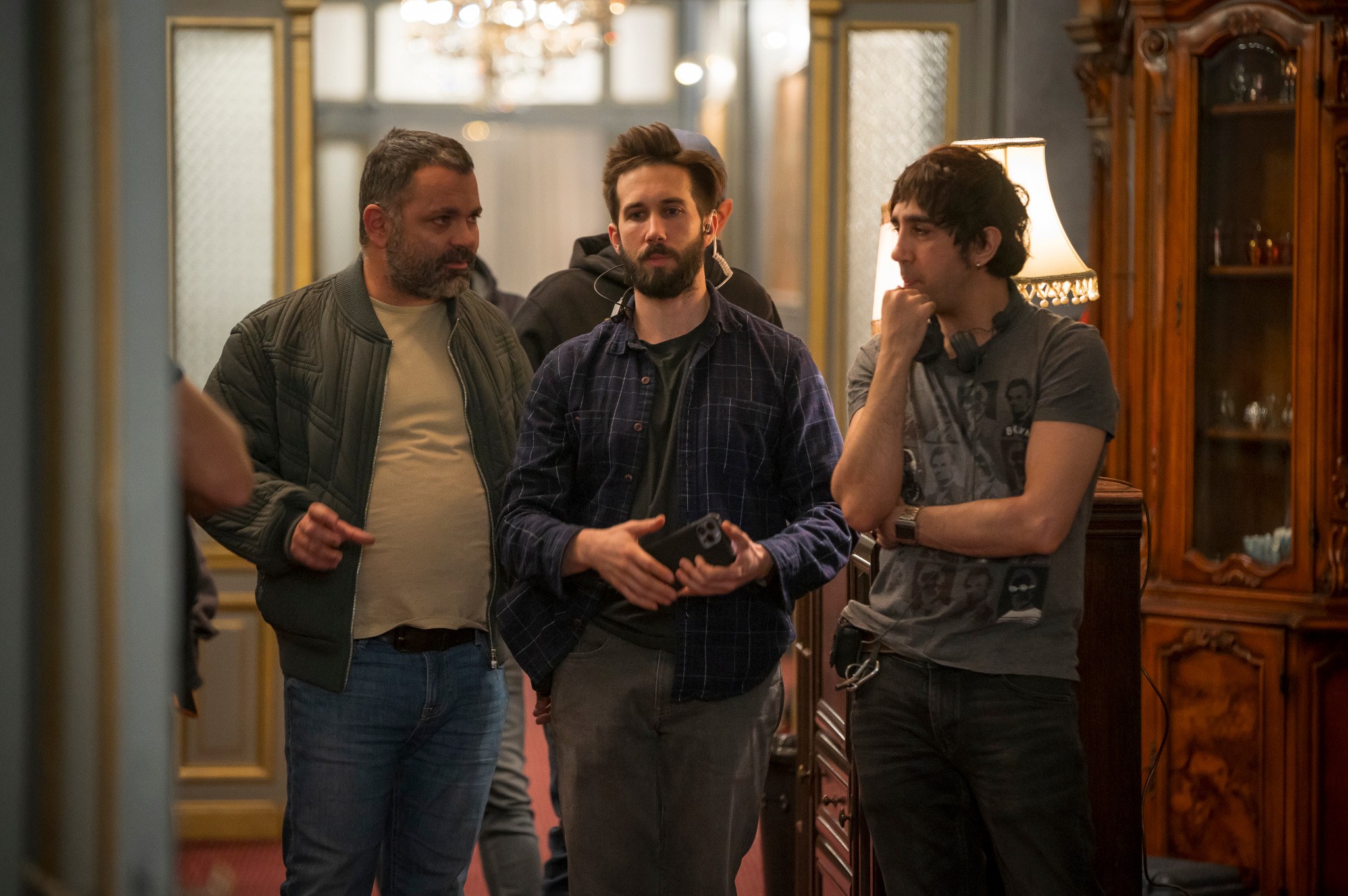 Michel K. Parandi behind the scenes during the production of April X.